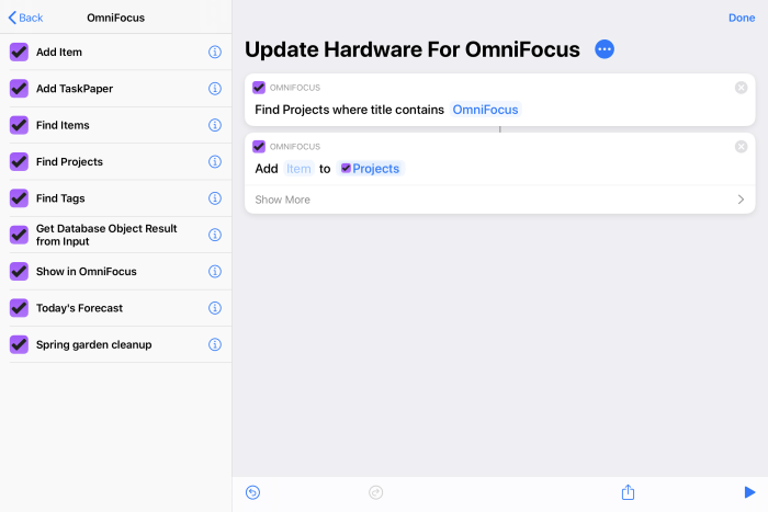 Omnifocus fix let
