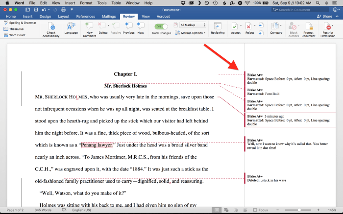 Track changes so you don’t miss edits in shared Pages documents