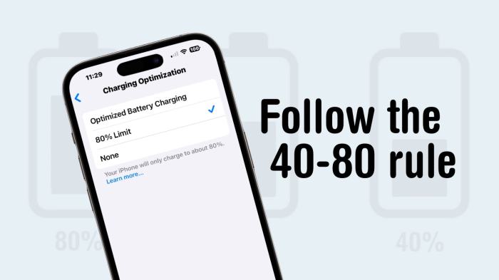 Why and how to limit iPhone 15 to 80% maximum charge