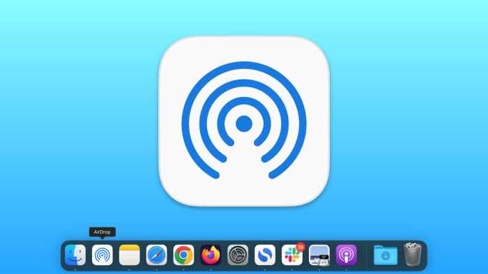 How to add AirDrop to your Mac’s Dock
