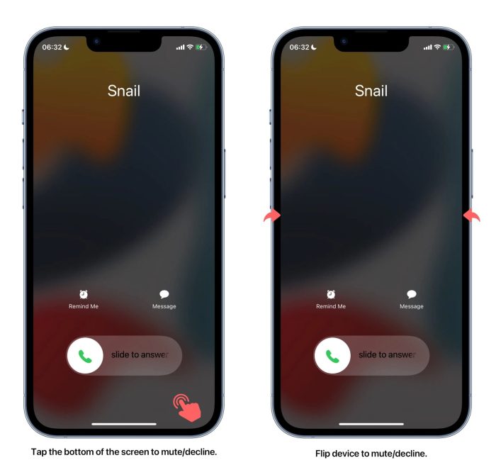 How to decline and mute calls with iPhone