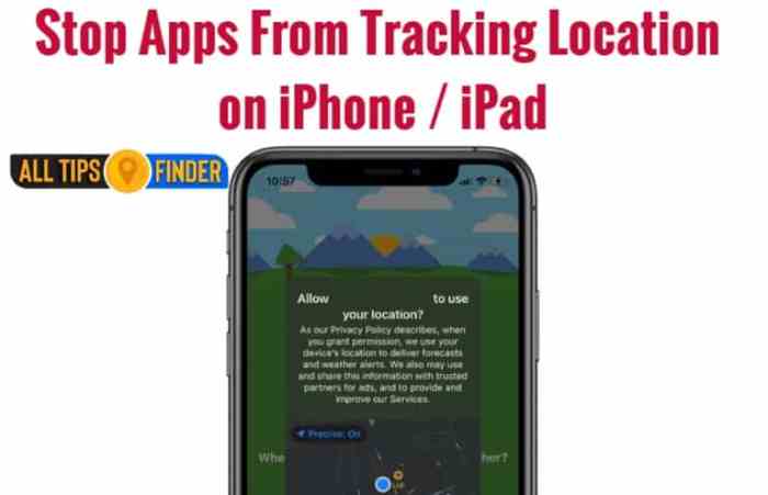 How to stop apps from tracking your location