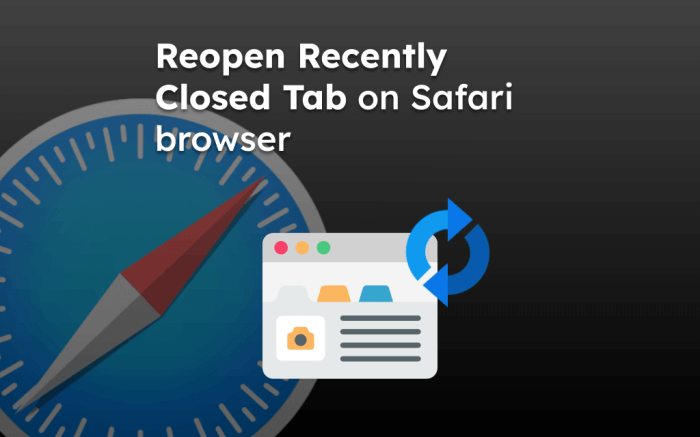 How to reopen a recently closed tab in Safari on iOS