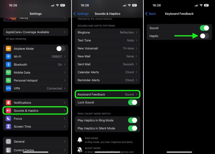 How to change the feedback strength of iPhone 7’s Home button