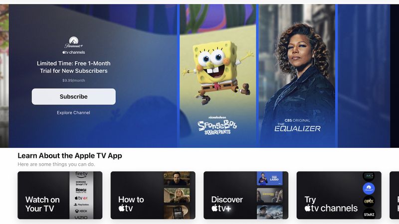 How to get a month of Paramount+ free via Apple TV