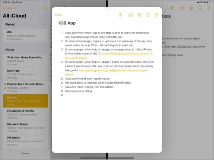 Ipad multitask