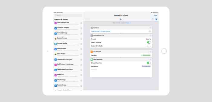 Use Siri Shortcuts to quickly send photos to your family