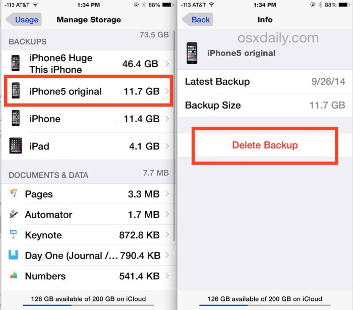 How to get rid of old iCloud backups on your iPhone