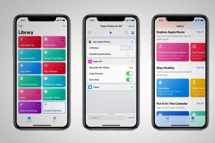 Shortcuts siri