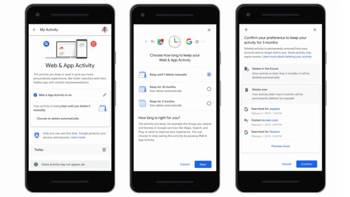 How to ask Google to auto-wipe your activity data on iOS
