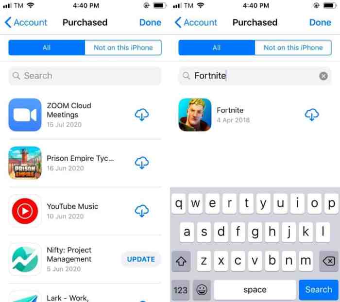 How to  re-download Fortnite on iPhone iPad after Apple’s ban