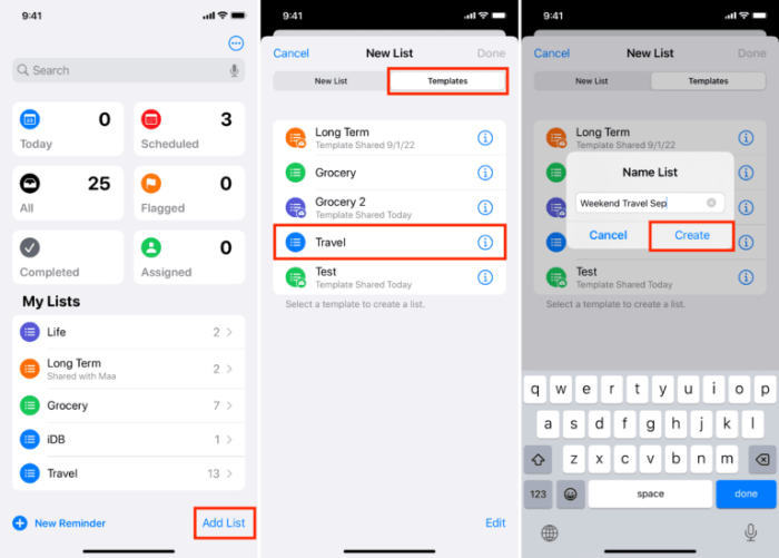 How to print a list from Reminders on iPhone, iPad and Mac