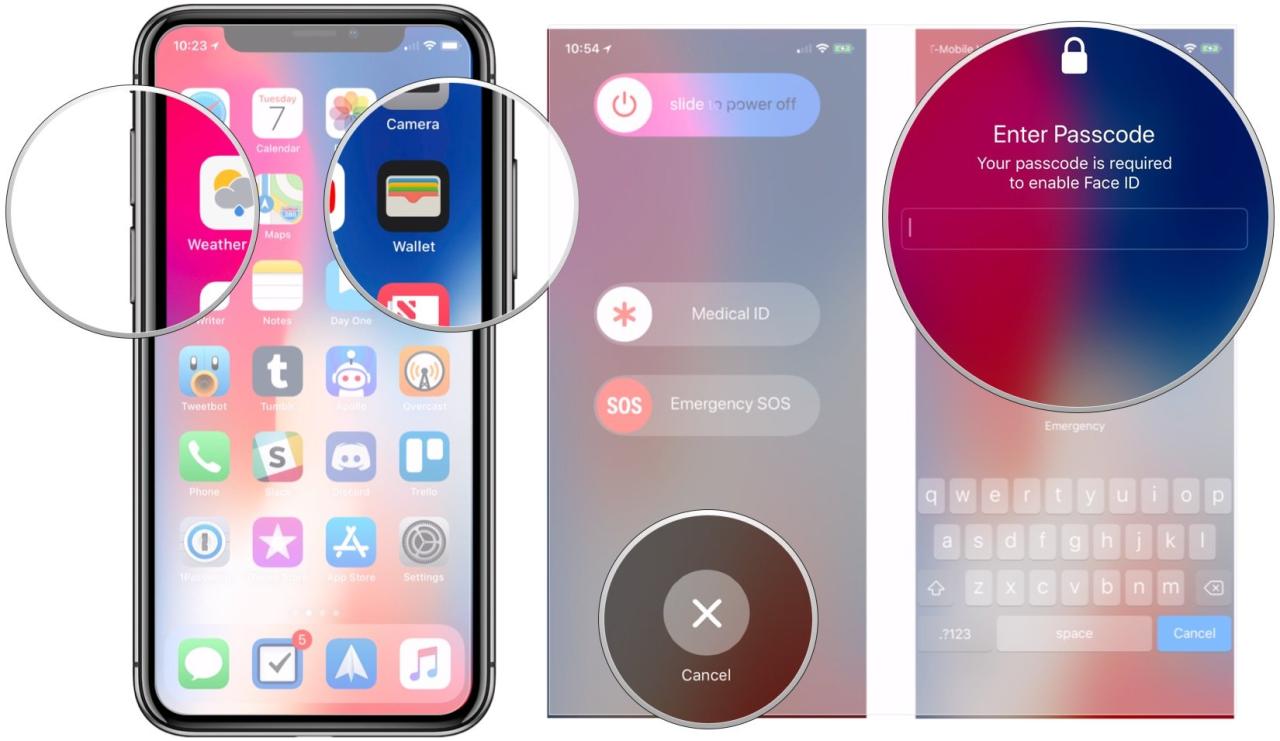 How to take screenshots and disable Face ID on iPhone X