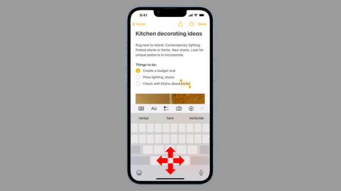 How to use your iPhone keyboard as a trackpad